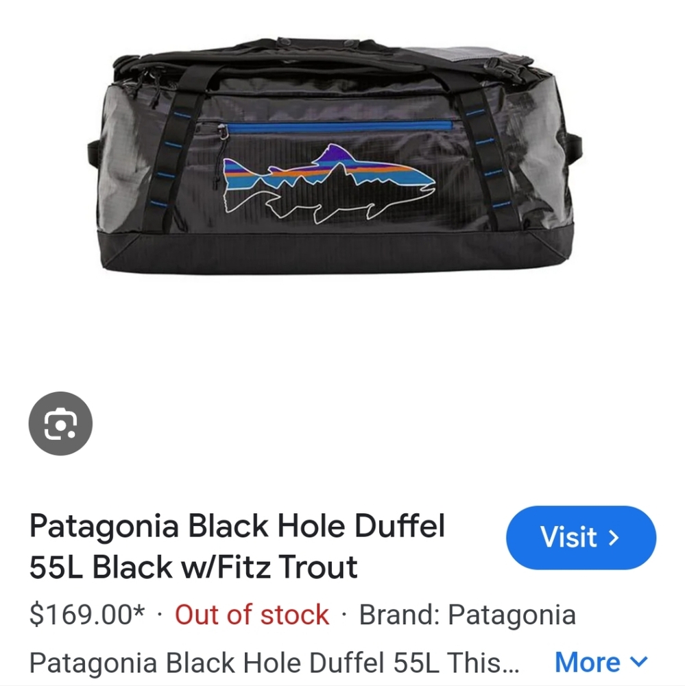 Patagonia Black Hole Duffel 55L